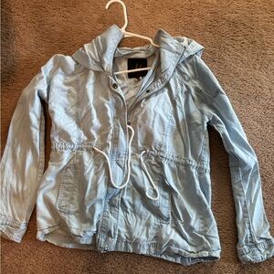 Jack by BB Dakota Sky Blue Hooded Jacket
